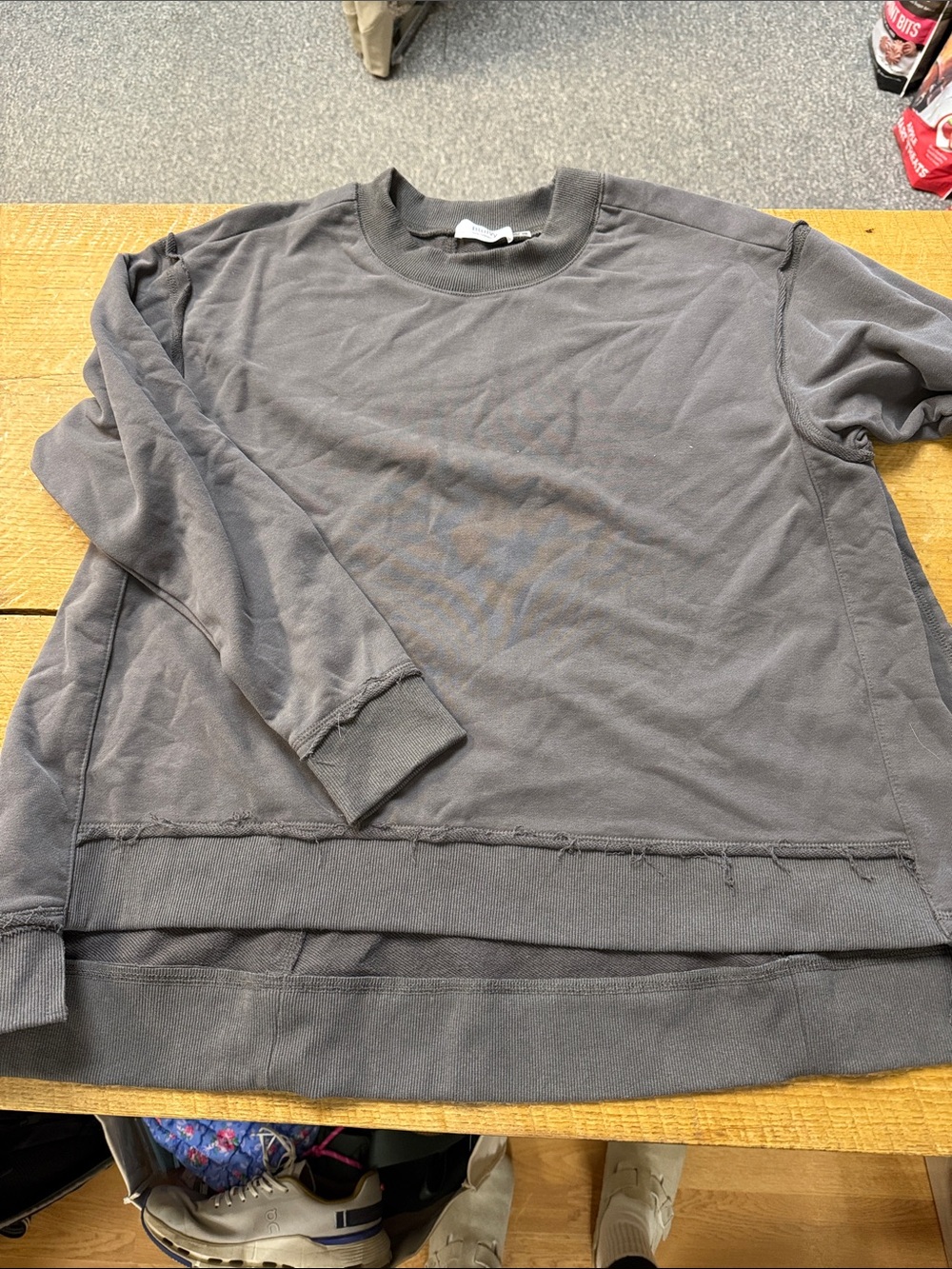 Bluivy Charcoal Gray Women's Pullover Sweatshirt